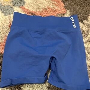 DFYNE Women's Royal Blue Bike Shorts